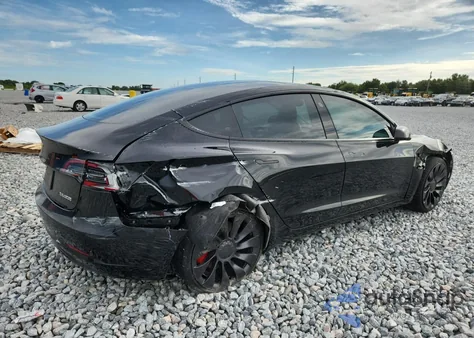 2023 Tesla Model 3 z USA, uszkodzony, nr VIN 5YJ3E1EC4PF576385